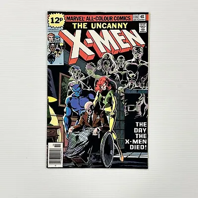 Buy Uncanny X-Men #114 1978 FN- Pence Copy **Comic Is Wrinkled** • 30£