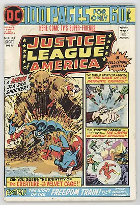 Buy Justice League Of America 113 DC 1974 VG Superman Batman Flash Green Lantern • 8.74£