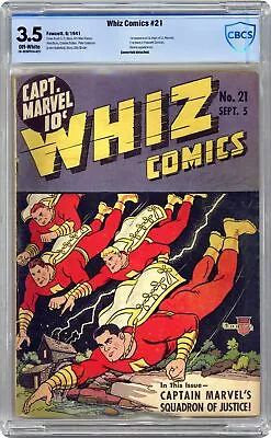 Buy Whiz Comics #21 CBCS 3.5 1941 18-3C0FFC4-027 • 463.72£