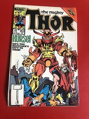 Buy Marvel Comics The Mighty Thor #363 January 1986 Bent Corner (B1) • 2.57£