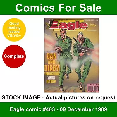 Buy Eagle Comic #403 - 09 December 1989 - VG/VG+ • 3.99£