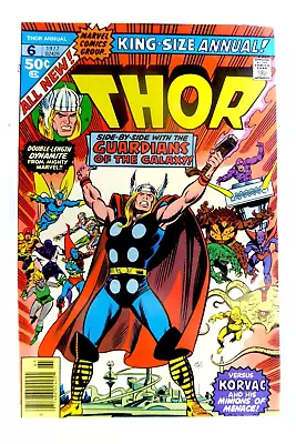 Buy Marvel THOR (1977) #6 ANNUAL KORVAC + GOTG KEY VF-(7.5) Ships FREE! • 17.80£