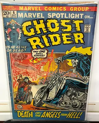 Buy Marvel Spotlight #6 -  2nd Full Appearance Of Ghost Rider! Marvel Comics (1972) • 39.41£