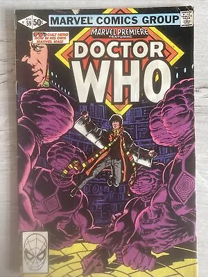 Buy Marvel Premiere #59 (1981) 3rd Dr Doctor Who In US Comics - Dave Gibbons, Mills • 0.99£