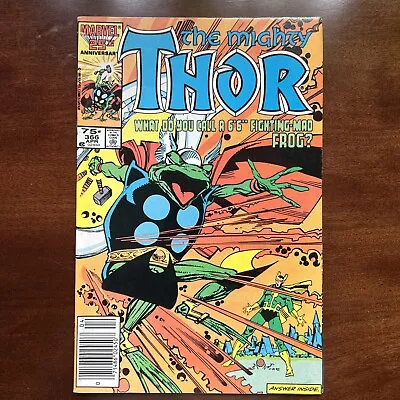 Buy Mighty Thor #366 (1986, Marvel, Newsstand) 1st Full Throg Cover Appearance • 27.98£