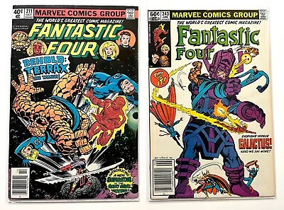 Buy Fantastic Four #211 And #243 (Terrax And Galactus) VF • 23.69£