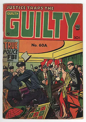 Buy JUSTICE TRAPS The GUILTY #60 (v7 #6) - Golden Age CRIME - 1954 • 23.27£