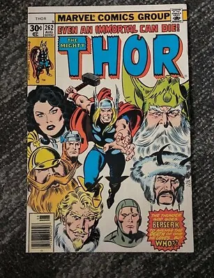 Buy Marvel Comics The Mighty THOR #262  - August 1977 - Excellent Condition • 7.18£