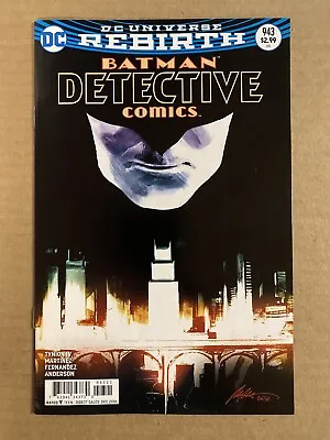 Buy Batman Detective Comics #943 Dc Comics 1st Print Rebirth (2016) Variant Cover  • 2.39£
