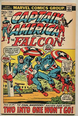 Buy Captain America #156 (Marvel 1972) Mid Grade, SA • 7.90£