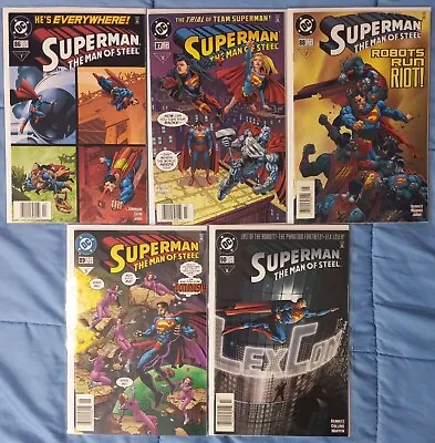 Buy Superman The Man Of Steel (1991) #86,87,88,89,90 NM • 7.88£