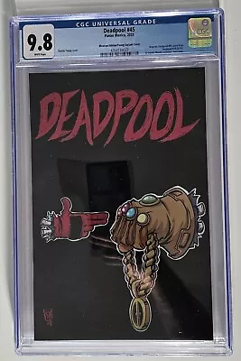 Buy DEADPOOL Marvel Skottie Young Run The Jewels Mexican Foil Variant #45 CGC 9.8 • 177.89£