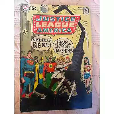 Buy Justice League No 73 Aug 1969. Starring Superman, Wonder Woman, Et Al.  • 36.16£