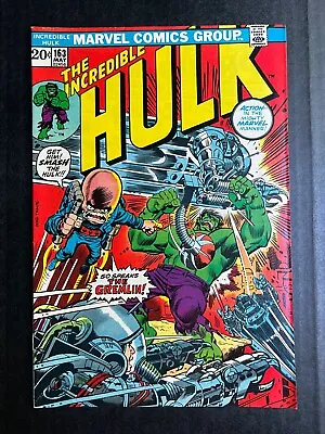 Buy THE INCREDIBLE HULK #163 May 1973 Marvel KEY ISSUE 1st App Gremlin • 23.98£