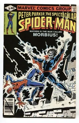 Buy SPECTACULAR SPIDER-MAN #38 Comic Book 1979 Morbius Issue-VF/NM • 28.15£