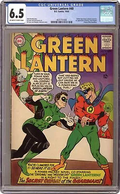 Buy Green Lantern #40 CGC 6.5 1965 4031751008 1st SA App. Of GA Green Lantern • 268.81£