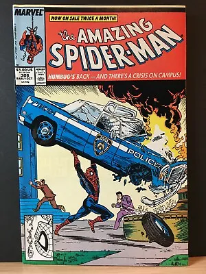 Buy Amazing Spider-Man #306   VF   Action Comics #1 Homage Cover    Modern Age Comic • 39.51£