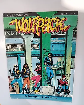 Buy Wolfpack Graphic Novel #1 - 1st App Wolfpack (Marvel 1987) VF+ • 0.99£