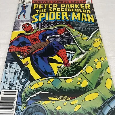 Buy Spectacular Spider-Man #31 NEWSSTAND (1979) KEY Death Carrion Mooney Mid Grade • 3.88£