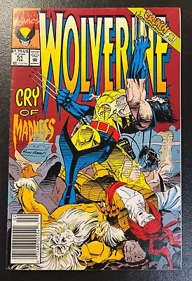 Buy Wolverine 51 NEWSTAND Sabretooth Lady Deathstrike Kubert V 2 X Men 1 Copy • 7.94£