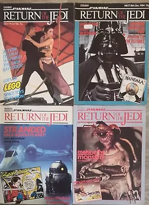 Buy Return Of The Jedi Star Wars Weekly 64, 65, 69, 77 Four Magazines Retro • 12.50£