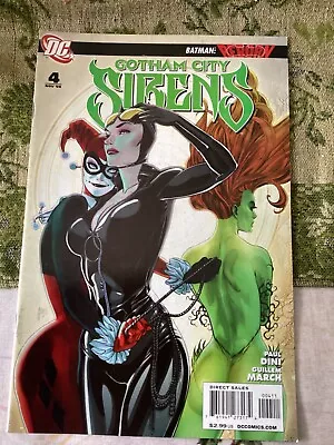 Buy Gotham City Sirens 4. 2009 Harley Quinn, Catwoman, Posion Ivy. The Joker, Batman • 5.99£
