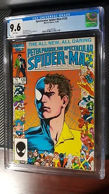 Buy 1986 Marvel Comics Spectacular Spider-Man #120 CGC 9.6 White Pages 25th Cover • 54.21£