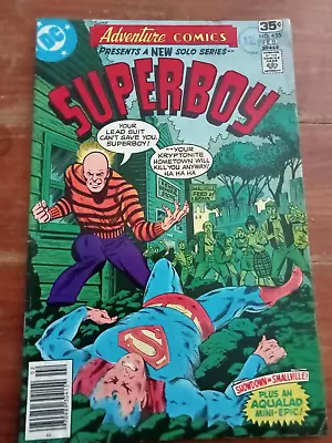 Buy Adventure Comics #455 Feb 1978 (FN) Starring Superboy Bronze Age • 2£