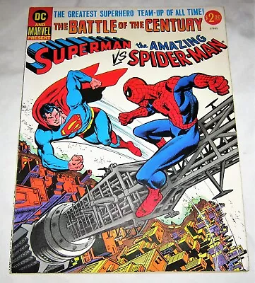 Buy SPIDER-MAN Vs SUPERMAN Treasury Edition 🔥 Marvel DC Comics 1976 Higher Grade • 145£