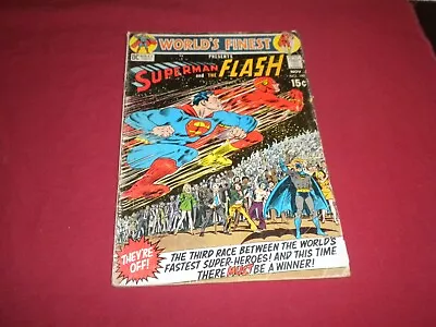 Buy BX2 Worlds Finest Comics #198 Dc 1970 Comic 1.8 Bronze Age SUPERMAN-FLASH RACE! • 8.36£