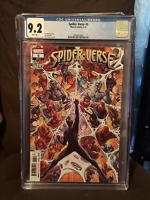 Buy EXCELLENT!  Spider-Verse #6 2020 Many 1st Appearances Low Print CGC 9.2 GRADED • 79.05£