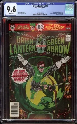 Buy Green Lantern  # 90 CGC 9.6 White (DC 1976) 1st New Issue Of Title In Four Years • 154.36£