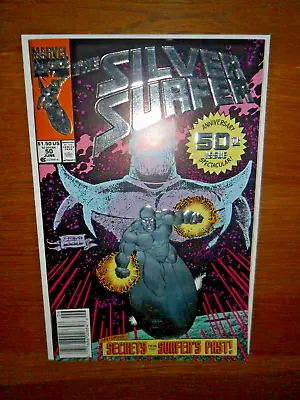 Buy Silver Surfer #50 1991 Newsstand Near Mint Condition Bagged & Boarded 1st Print • 7.99£