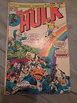 Buy Incredible Hulk #190 1975 Marvel Vg- • 3.96£