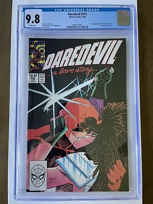 Buy Daredevil #255 (June 1988) CGC 9.8~White Pages. 1st DD & TM Meeting. Just Graded • 207.88£