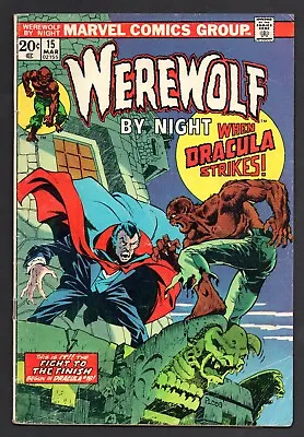 Buy Werewolf By Night #15 Comic Book Marvel VG+ • 59.24£