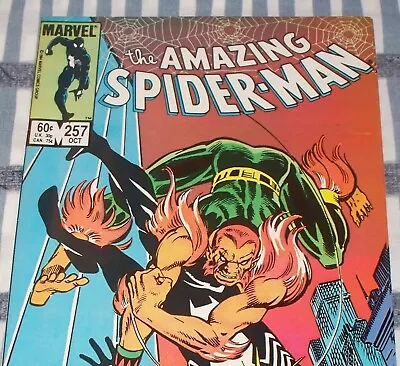 Buy Rare Double Cover The Amazing Spider-Man #257 From Oct. 1984 In VF (8.0) Con. DM • 86.88£