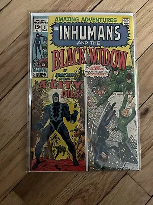 Buy Amazing Adventures #5 (Marvel, 1970) Black Widow, Inhumans VF • 7.97£