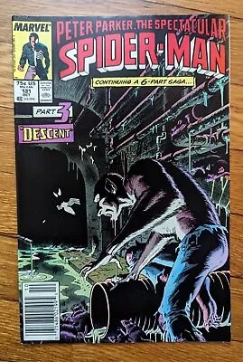 Buy Marvel SPIDER-MAN (1987) #131 NEWSSTAND SPECTACULAR KRAVEN KEY • 9.49£
