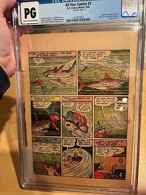 Buy All Star Comics #3 1st JSA (Page 4) PG NG CGC (THE FLASH Golden Age) • 315.49£