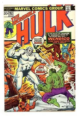 Buy Incredible Hulk #162 VG- 3.5 1973 • 44.15£