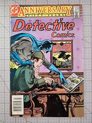 Buy Detective Comics # 572 • 1987 • Newsstand • 50th Anniversary • Sherlock Holmes  • 5.59£