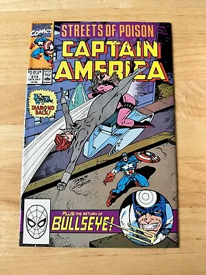 Buy Captain America #373 Streets Of Poison Marvel Comics 1990 • 6.31£
