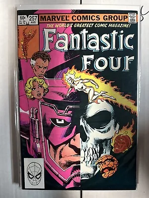 Buy Fantastic Four#257 GALACTUS Devours Skrulls Homeworld-High Grade Bronze Age Key • 15.80£