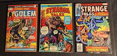 Buy Strange Tales Comics Lot: 174, 175, 186 (Marvel 1974) Jack Kirby 1st Golem • 35.98£