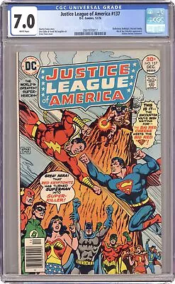 Buy Justice League Of America #137 CGC 7.0 1976 3901970017 • 116.51£