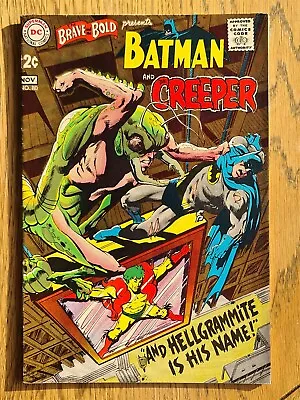 Buy Brave And The Bold #80 Vf- (7.5) November 1968 Batman Creeper Dc Comics ** • 29.99£