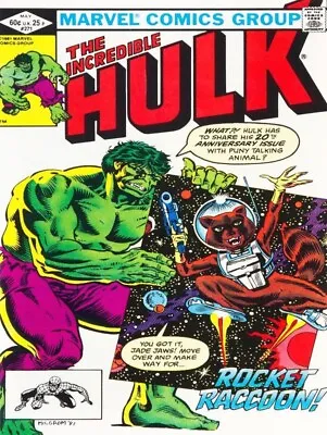 Buy The Incredible Hulk #271 Comic Book NEW METAL SIGN: Rocket Raccoon, Guardians • 15.70£