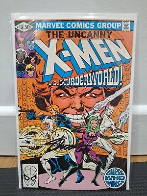 Buy UNCANNY X-MEN #145 | VF| 1981 | MURDERWORLD SIGNED BY JIM SHOOTER  W COA • 12.90£