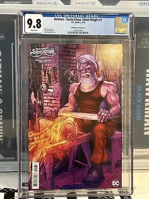 Buy Batman Santa Claus Silent Knight #1 CGC 9.8 1:25 Tony Shasteen Variant DC Comics • 55.76£